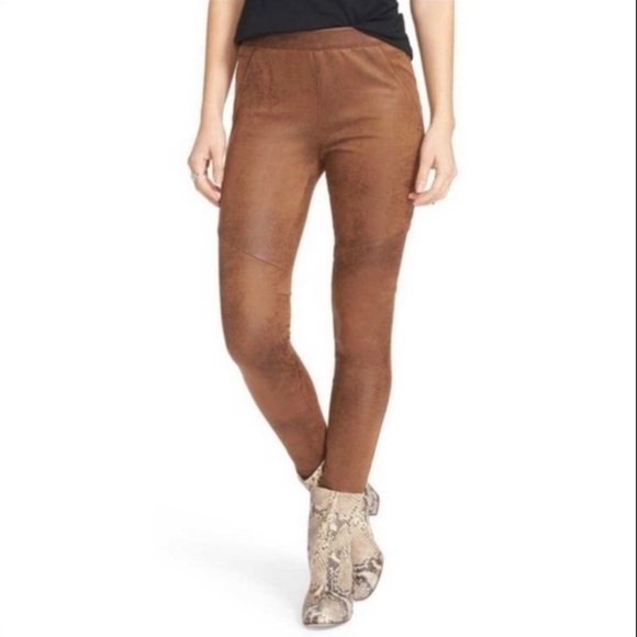 Free People Never let go distressed leather pants sz:27 - Picture 1 of 9